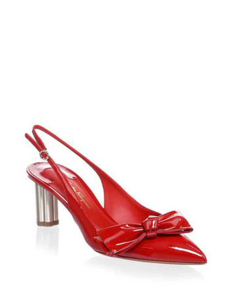 商品Salvatore Ferragamo|Bow Patent 蝴蝶结中跟鞋,价格¥5175,第1张图片