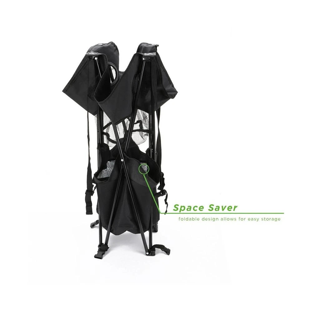 商品Mind Reader|Tailgating Table Collapsible Folding Camping Table with Insulated Cooler, Food Basket, and Travel Bag,价格¥573,第3张图片详细描述
