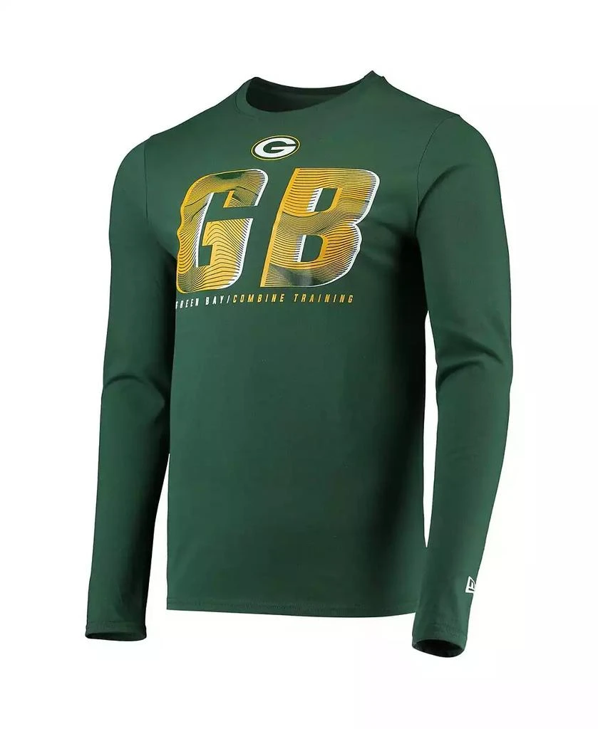 商品New Era|Men's Green Green Bay Packers Combine Authentic Static Abbreviation Long Sleeve T-shirt,价格¥264,第2张图片详细描述