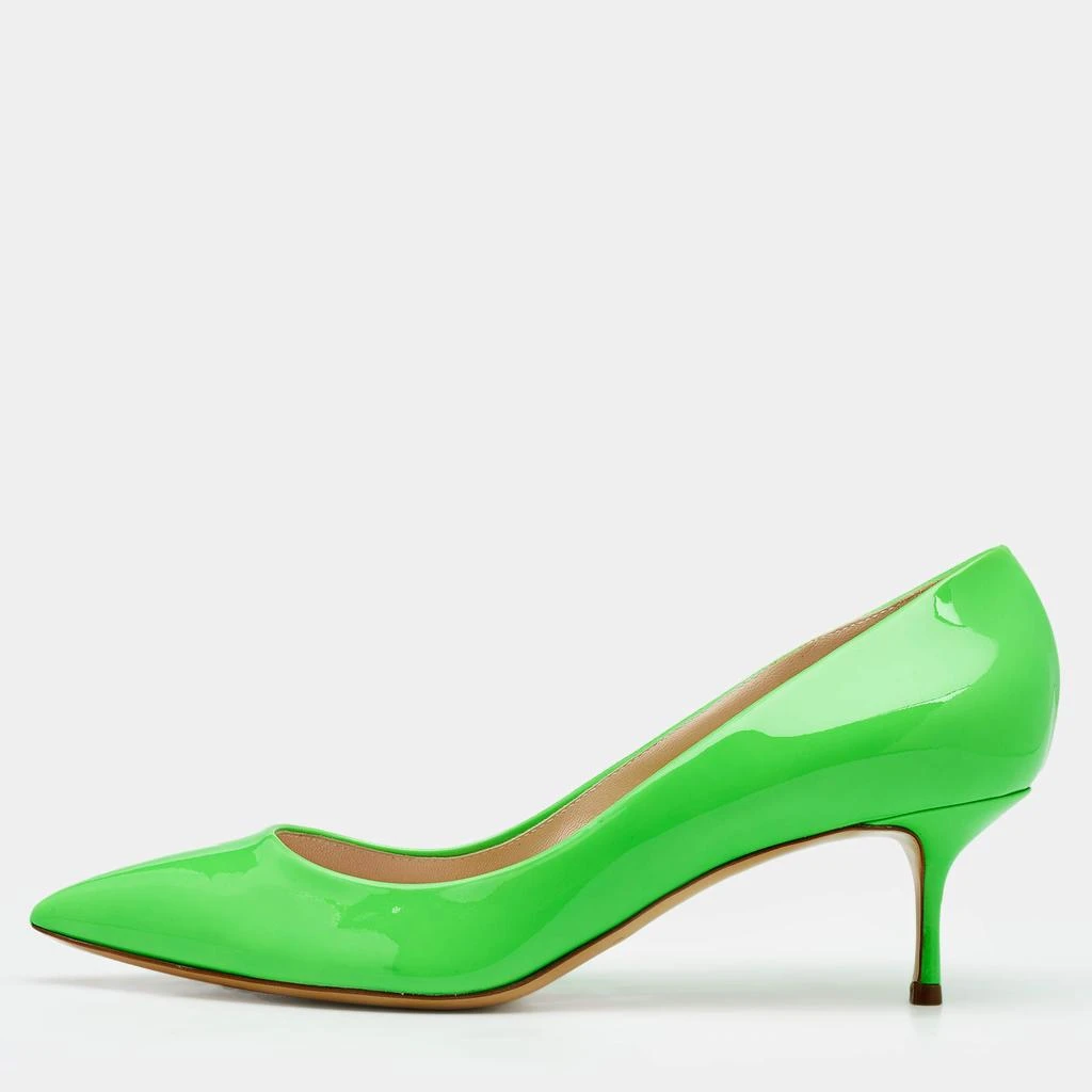 商品[二手商品] CASADEI|Casadei Neon Green Patent Leather Pumps Size 39,价格¥1021,第1张图片