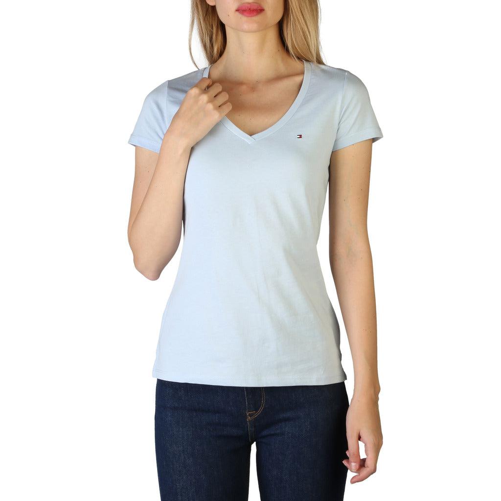 Tommy Hilfiger v-neck short sleeves T-Shirts商品第1张图片规格展示