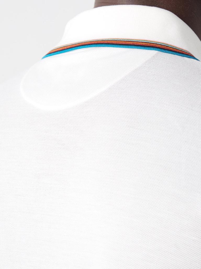 商品Paul Smith|Signature stripe cotton-piqué polo shirt,价格¥1500,第5张图片详细描述