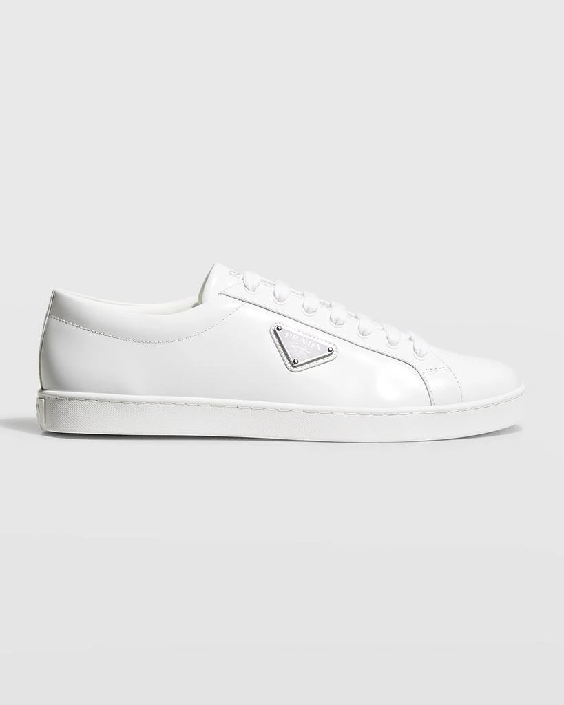 商品Prada|Men’s Lane Spazzolato Leather Sneakers,价格¥4178,第1张图片