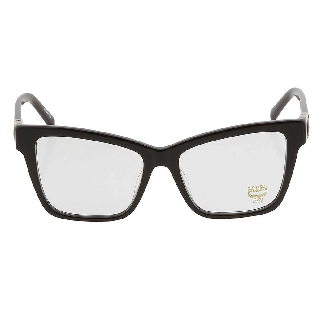 商品MCM|MCM Women's Eyeglasses - Black Square Acetate Frame Clear Demo Lens | MCM2719 001,价格¥432,第2张图片详细描述