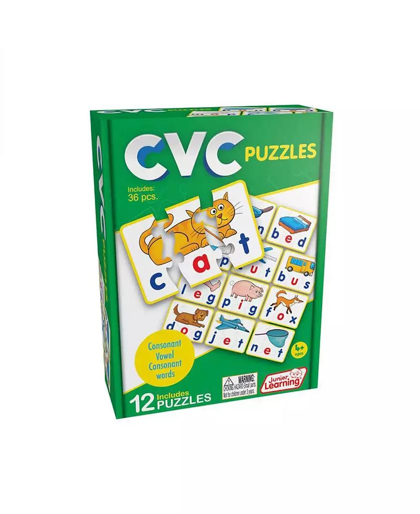 商品MasterPieces Puzzles|Junior Learning Cvc Word Builder Learning Educational Puzzles,价格¥81,第1张图片