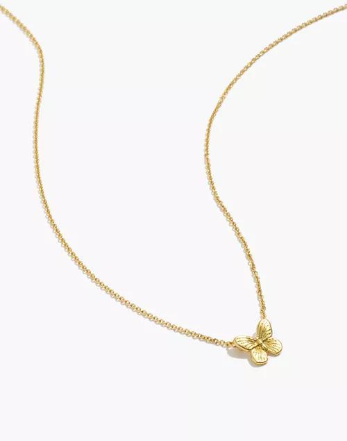 商品Madewell|Butterfly Pendant Necklace,价格¥184,第1张图片