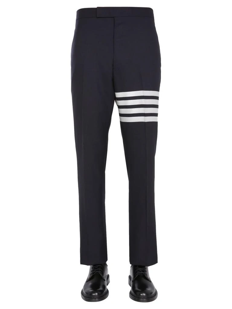 商品Thom Browne|Thom Browne Men&#39;s  Blue Wool Pants,价格¥7625,第3张图片详细描述