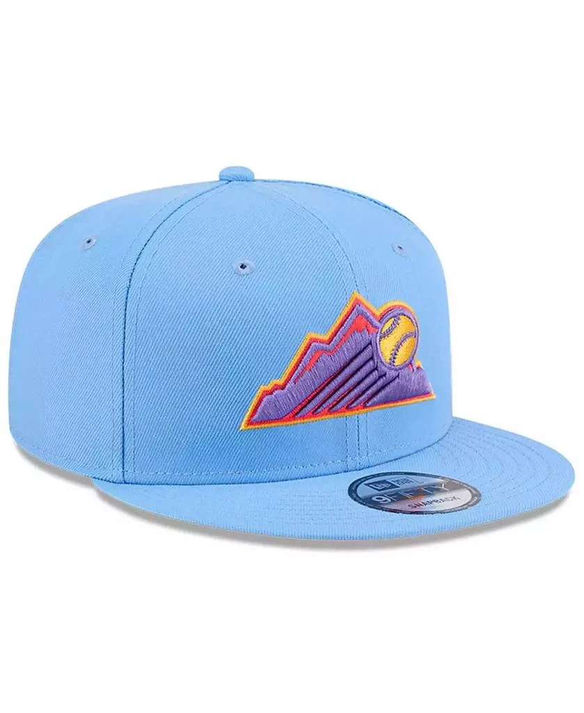 商品New Era|Men's Light Blue Colorado Rockies 2025 City Connect 9FIFTY Snapback Hat,价格¥290,第3张图片详细描述