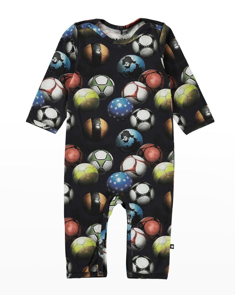 Boy's Fenez Soccer Ball Coverall, Size 3M-12M商品第1张图片规格展示