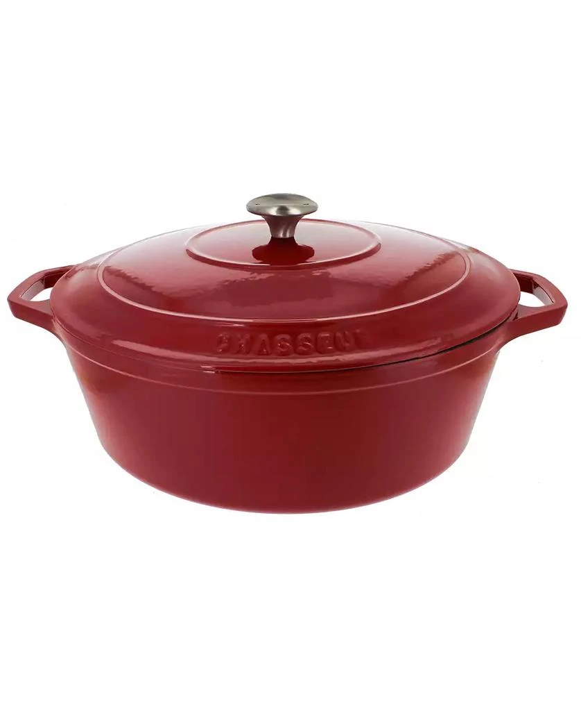 商品Chasseur|French Enameled Cast Iron 7.25 Qt. Oval Dutch Oven,价格¥2698,第1张图片