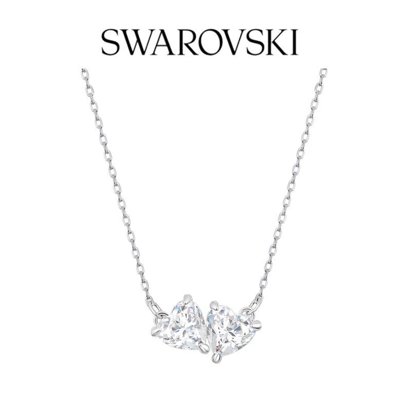 商品Swarovski|施华洛世奇（SWAROVSKI） ATTRACT SOUL 时尚爱心项链白色 5517117 ,价格¥487,第1张图片