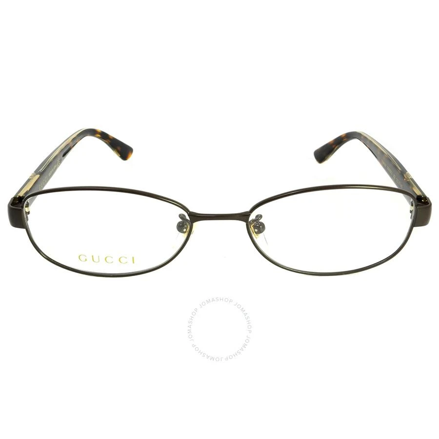 商品Gucci|Demo Oval Titanium Ladies Eyeglasses GG0380OJ 002 53,价格¥739,第1张图片