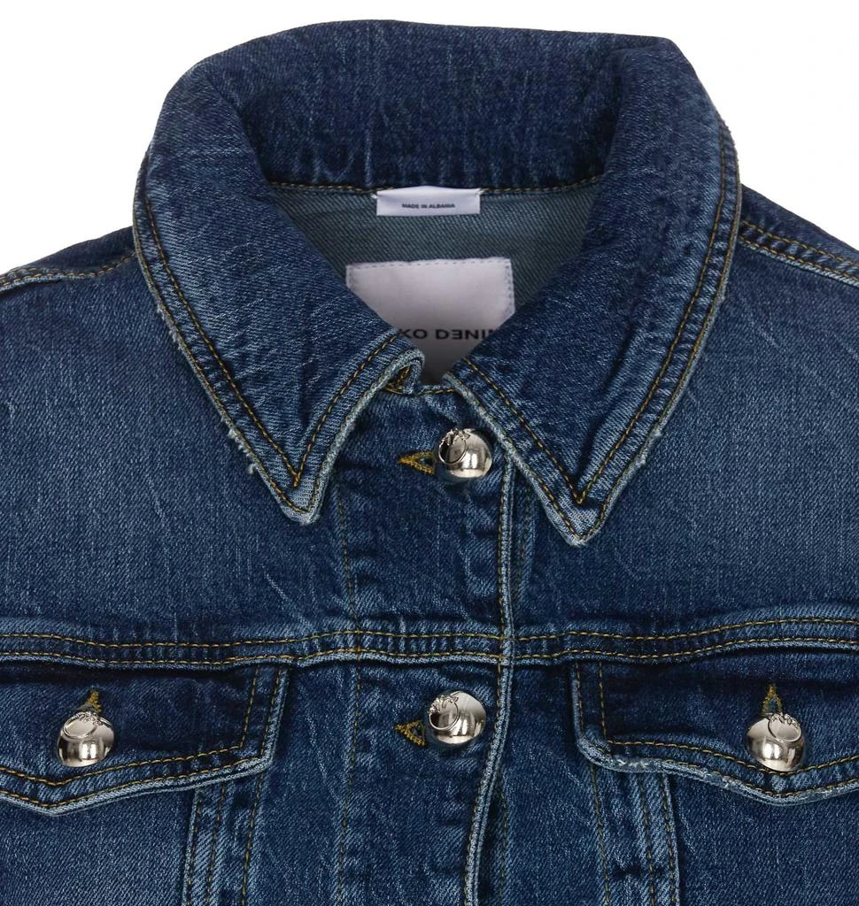 商品PINKO|Pinko Bob Cropped Denim Jacket,价格¥1753,第4张图片详细描述