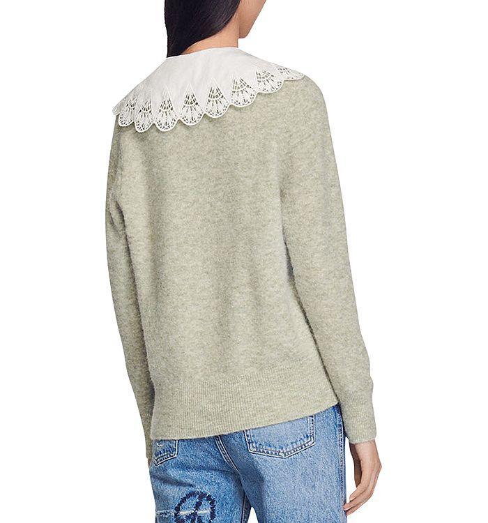 商品Sandro|Lena Oversized Collar Sweater,价格¥1439,第4张图片详细描述
