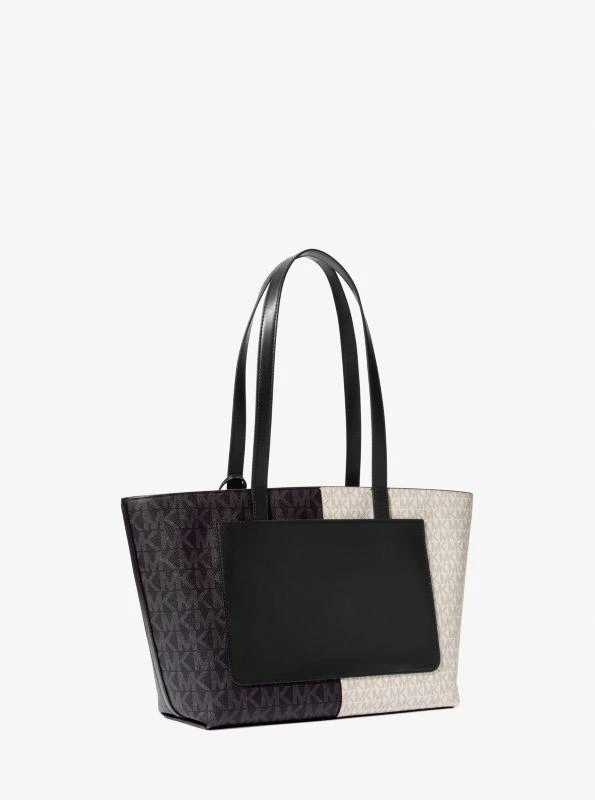 商品Michael Kors|Jet Set Medium Two-Tone Logo Tote Bag,价格¥691,第3张图片详细描述