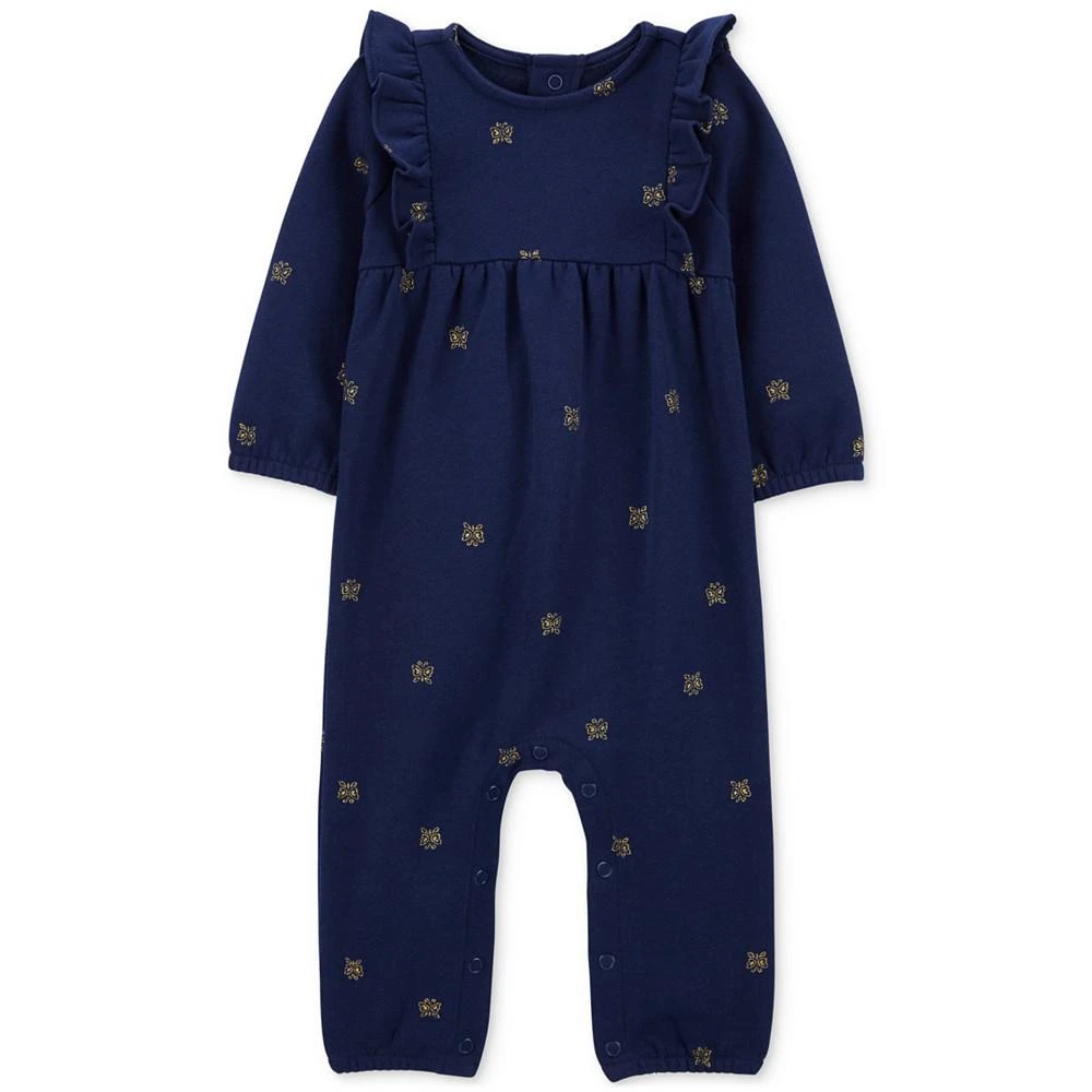 商品Carter's|Baby Girls Butterfly-Print Jumpsuit,价格¥72,第1张图片