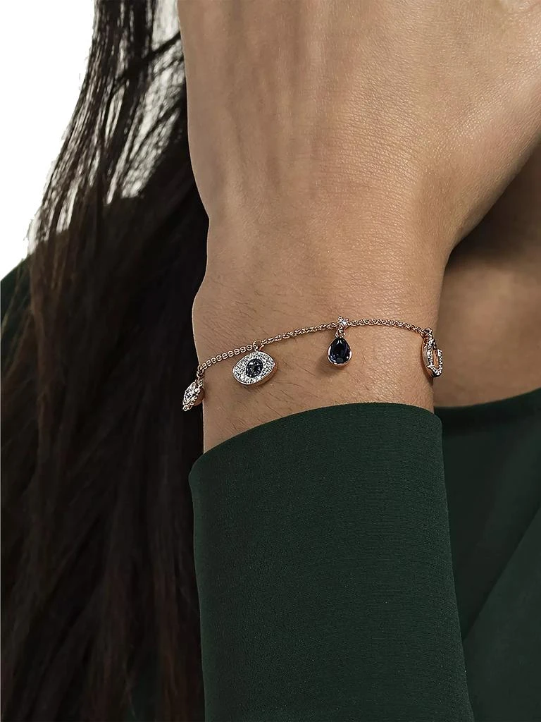 商品Swarovski|Symbolic Rose Goldplated Crystal Charm Bracelet,价格¥971,第3张图片详细描述