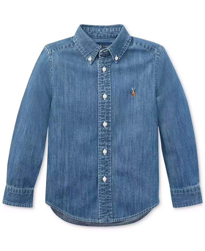 Toddler and Little Boys Cotton Chambray Shirt 商品