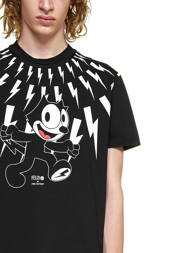 Neil Barrett X Felix The Cat Printed Crewneck T-Shirt 商品