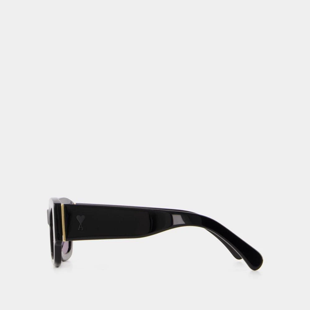 商品AMI|75001 Sunglasses - Acetate - Black,价格¥2809,第2张图片详细描述