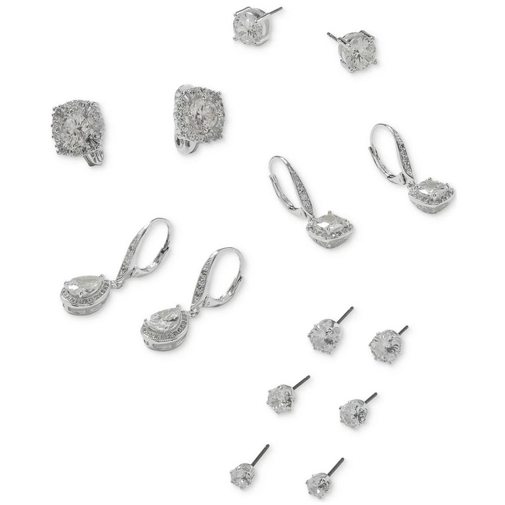 商品Anne Klein|Crystal Solitaire Clip-on Earrings 水晶耳夹,价格¥135,第3张图片详细描述