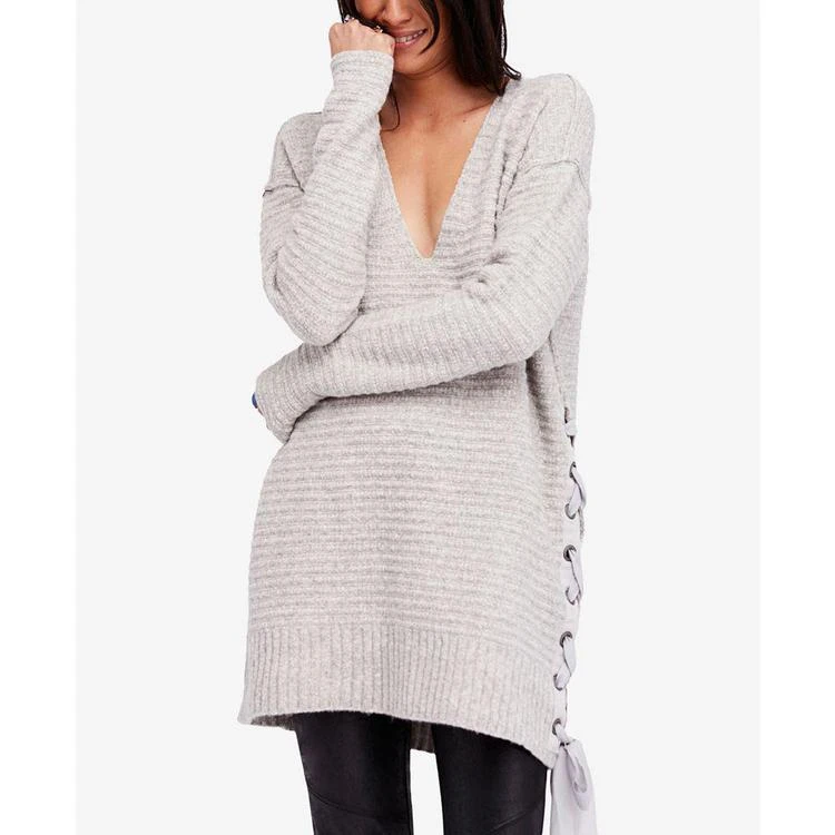 商品Free People|Heart It Lace-Up Sweater,价格¥332,第5张图片详细描述