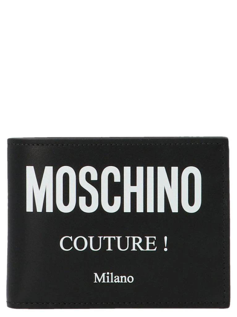 商品Moschino|Couture Logo Printed Bifold Wallet,价格¥1216,第1张图片
