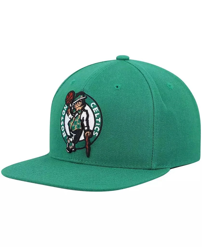 商品Mitchell & Ness|Men's Kelly Green Boston Celtics Ground 2.0 Snapback Hat,价格¥187,第1张图片