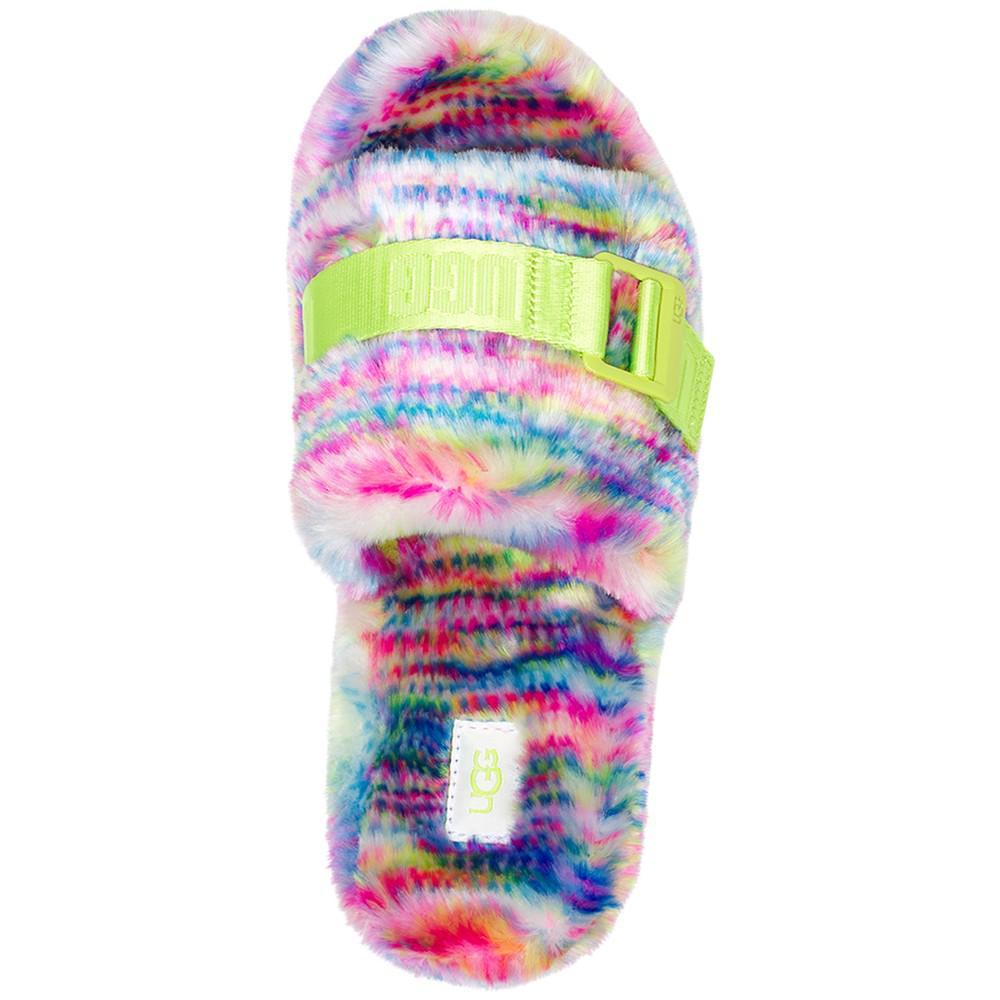 商品UGG|Women's Fluffita Pixelate Platform Sandals,价格¥663,第6张图片详细描述