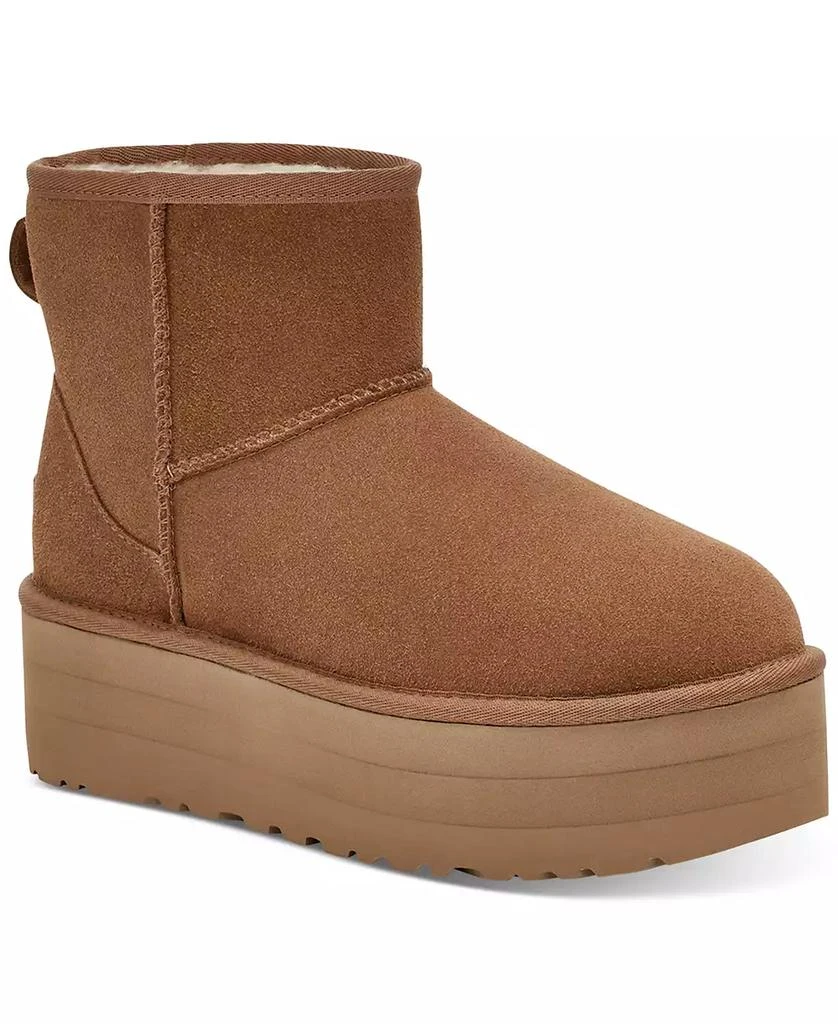 商品UGG|Women's Classic Mini Warm-Lined Platform Booties,价格¥894,第1张图片