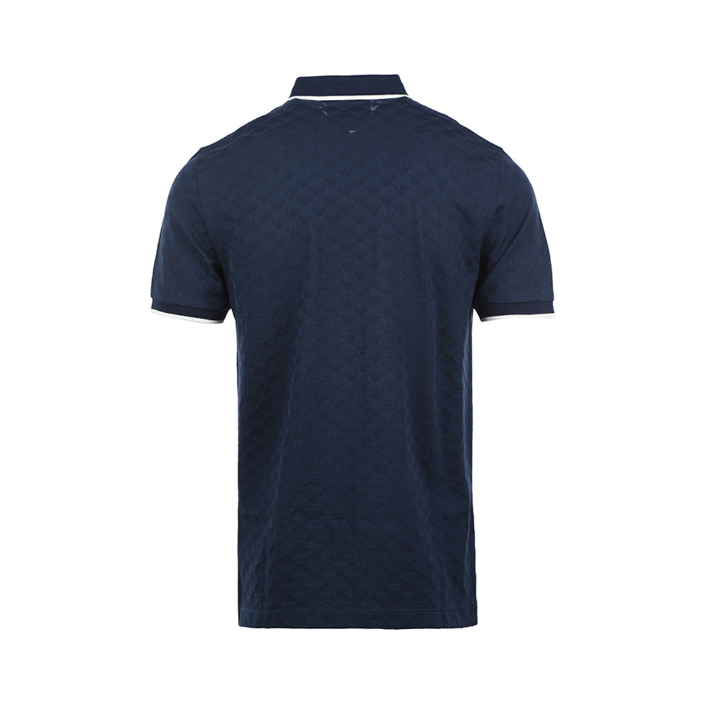 EMPORIO ARMANI 男深蓝短袖T恤 8N1FP0-1JHWZ-0947商品第4张图片规格展示