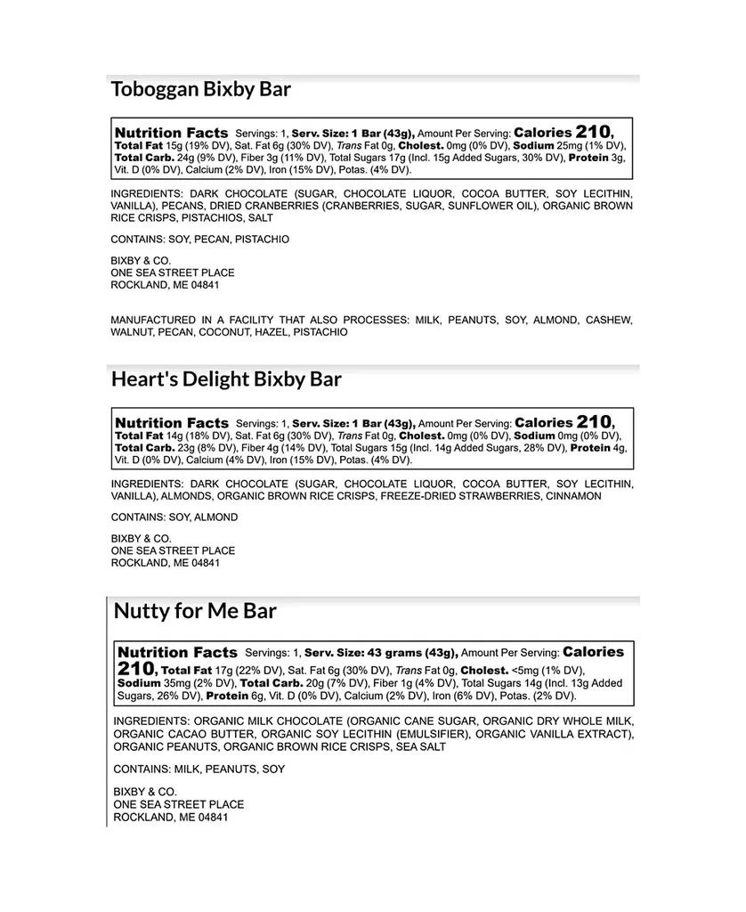 商品Bixby Chocolate|Bixby Bar Gift Box, Set of 12 Bars,价格¥170,第5张图片详细描述