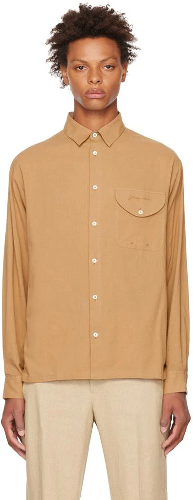 商品Jacquemus|Beige Le Papier 'La Chemise Mazzolu' Shirt,价格¥944,第1张图片