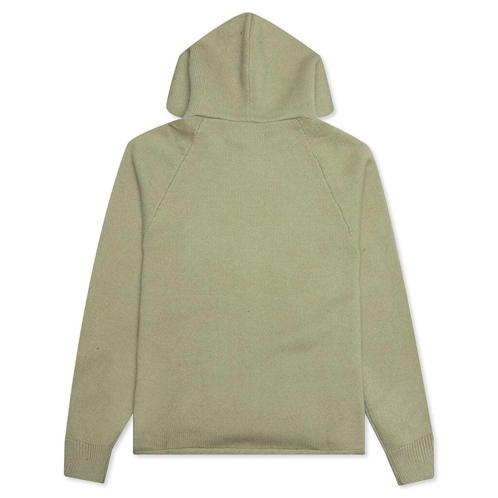 商品Essentials|Fear of God Essentials Knit Hoodie - Seafoam,价格¥527,第2张图片详细描述