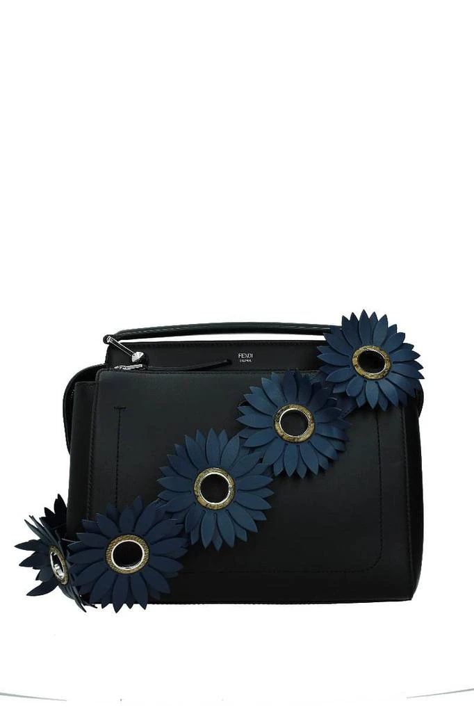 商品Fendi|Shoulder Strap Leather Blue,价格¥5051,第2张图片详细描述