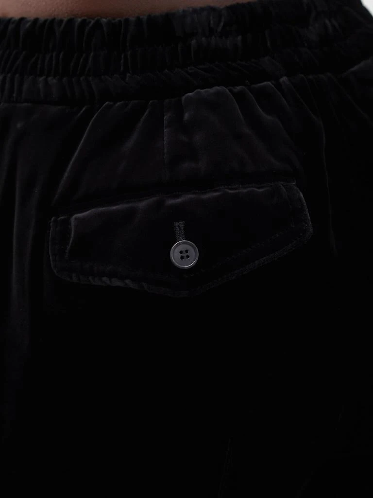 商品Tom Ford|Drawcord velvet tailored track pants,价格¥4664,第4张图片详细描述