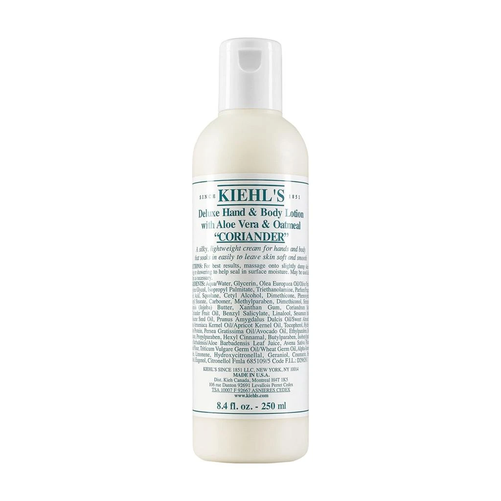 商品Kiehl's|Hand And Body Lotion With Aloe Vera And Oatmeal (lavender),价格¥227,第2张图片详细描述