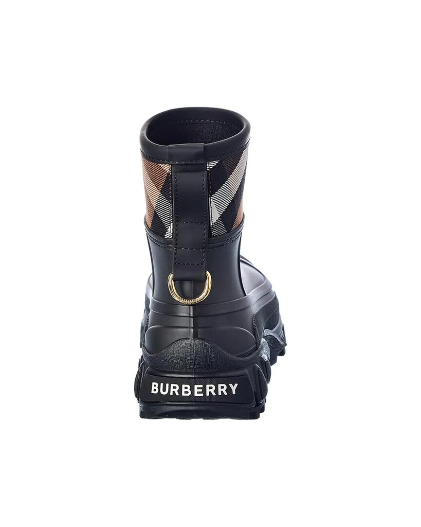 商品Burberry|Burberry House Check Canvas & Rubber Rain Boot,价格¥4611,第3张图片详细描述