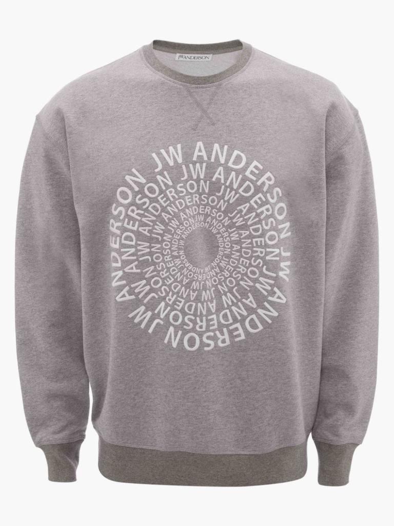 商品JW Anderson|J.W. ANDERSON Swirl logo embroidered sweatshirt,价格¥1428,第5张图片详细描述