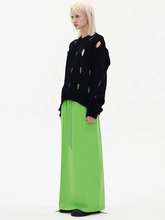 商品TheOpen Product|Cut-out Cotton Sweater_Black,价格¥695,第2张图片详细描述