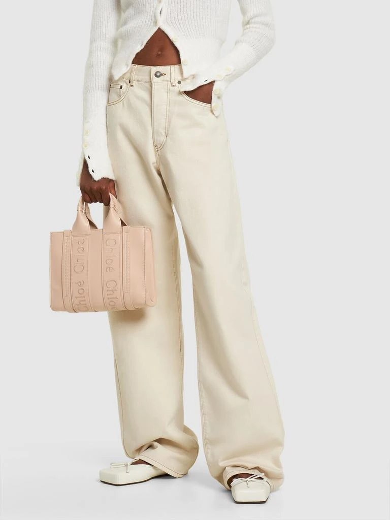 商品Chloé|Small Woody Leather Tote Bag,价格¥13687,第2张图片详细描述