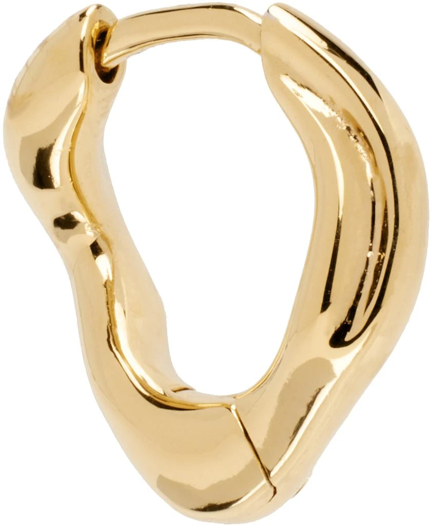 商品Maria Black|Gold Anil 8 Huggie Single Earring,价格¥657,第2张图片详细描述