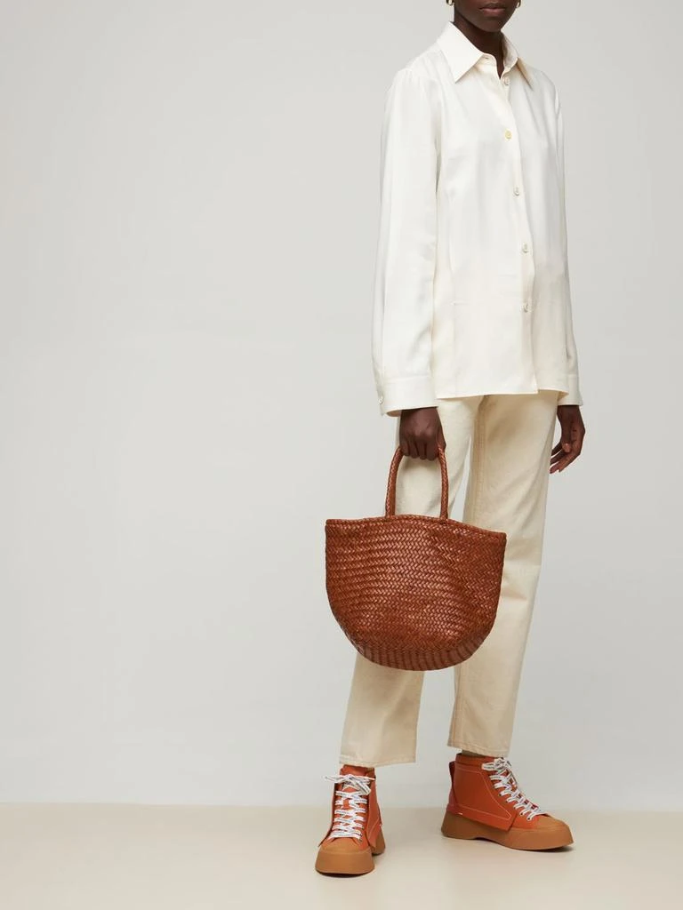 商品DRAGON DIFFUSION|Grace Small Woven Leather Basket Bag,价格¥3000,第1张图片