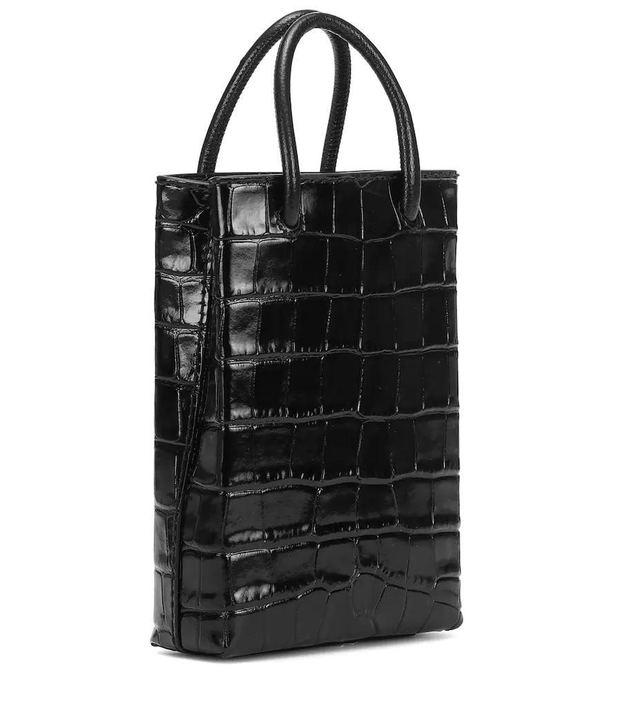 商品Balenciaga|Shopping Phone Pouch leather tote,价格¥7939,第6张图片详细描述