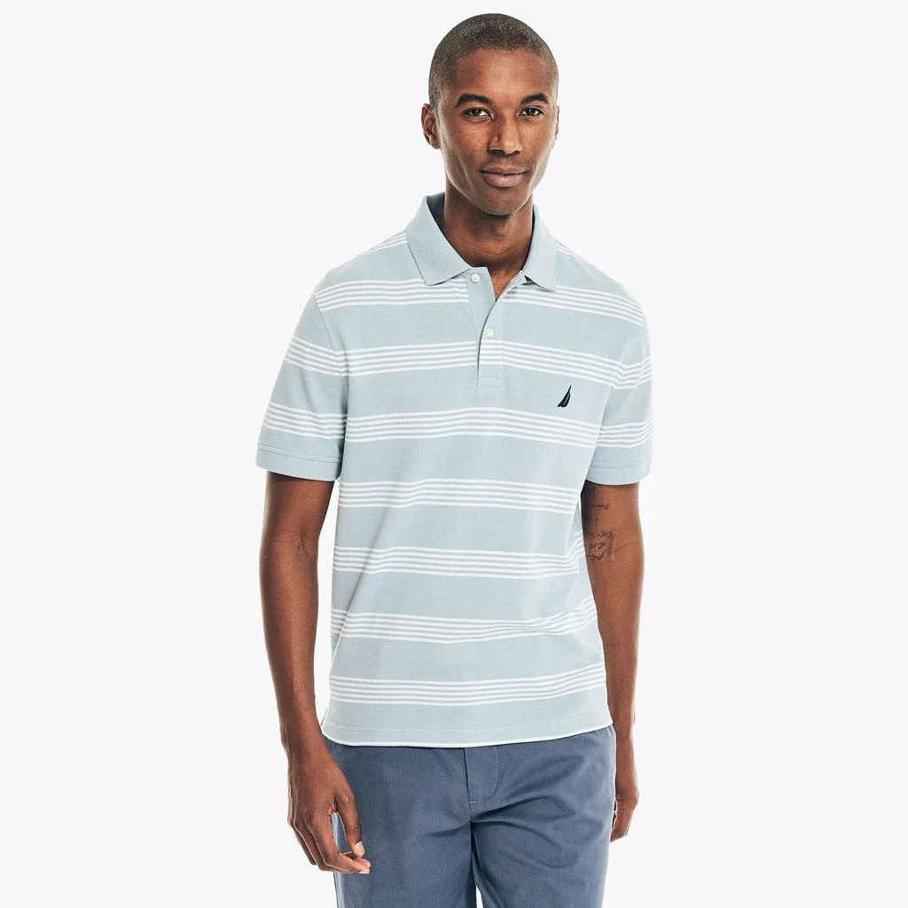 Nautica Mens Classic Fit Striped Polo 商品