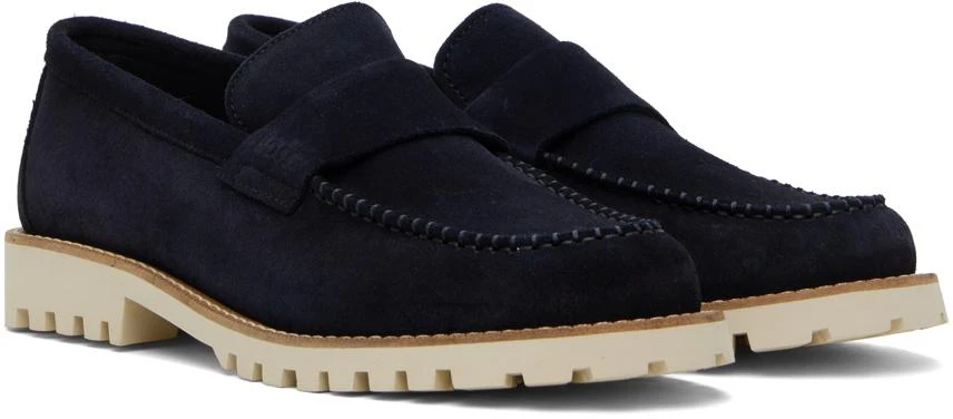 商品Hugo Boss|Navy Slip-On Loafers,价格¥1263,第4张图片详细描述