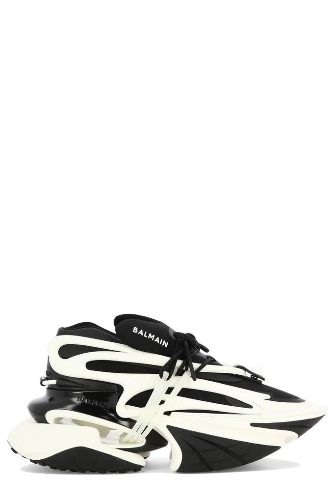 商品Balmain|Balmain Unicorn Lace-Up Sneakers,价格¥5487-¥5997,第1张图片