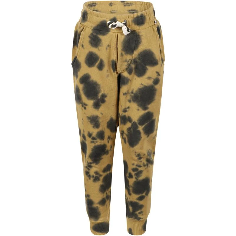 商品Munster|Tie dye spots logo track pants in light brown,价格¥582,第1张图片
