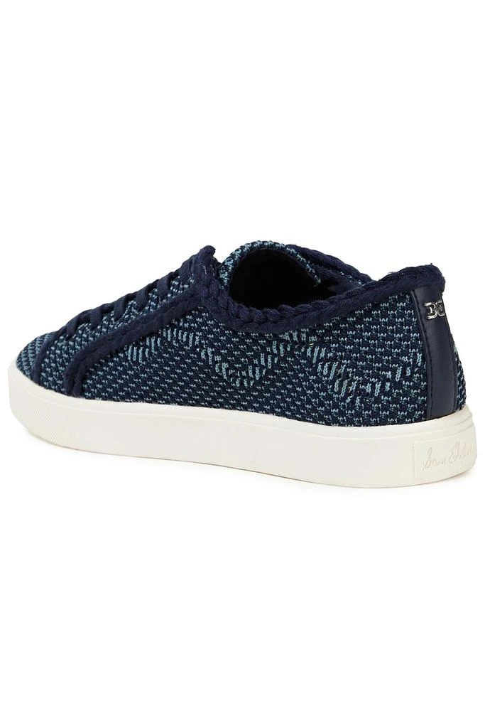 商品Sam Edelman|Elena braid-trimmed knitted sneakers,价格¥150,第3张图片详细描述