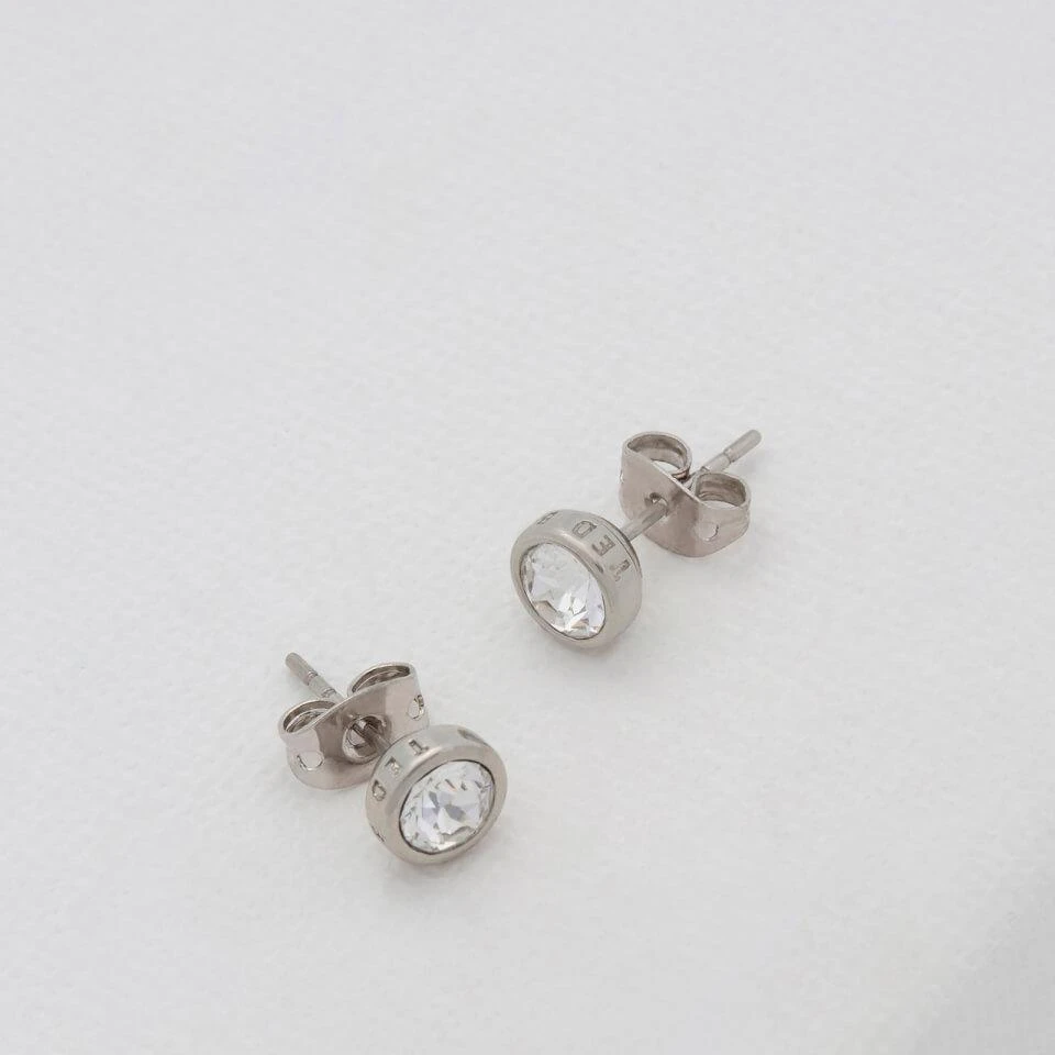 商品Ted Baker London|Ted Baker Sinaa Silver-Plated Crystal Earrings,价格¥276,第4张图片详细描述